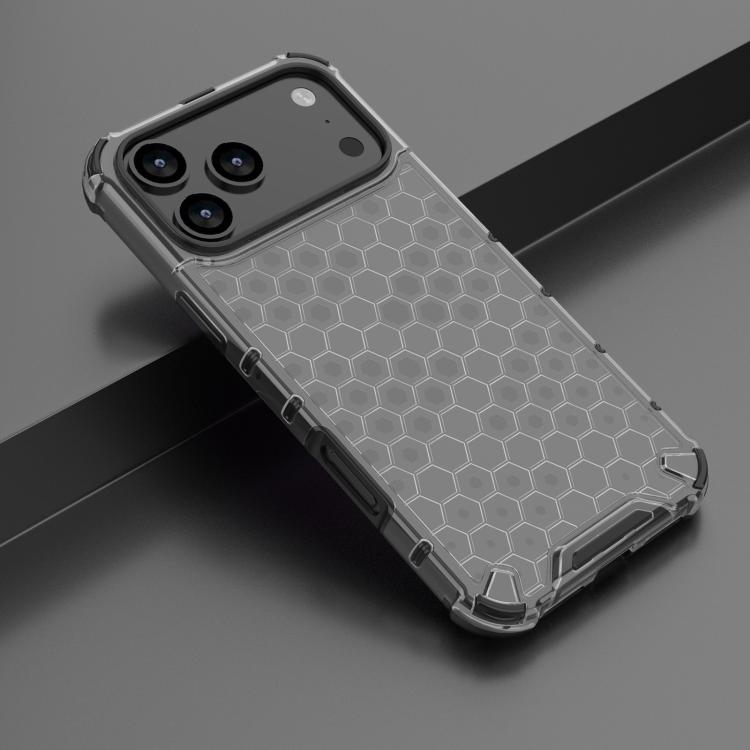 For iPhone 17 Pro Max Honeycomb Shockproof Phone Case
