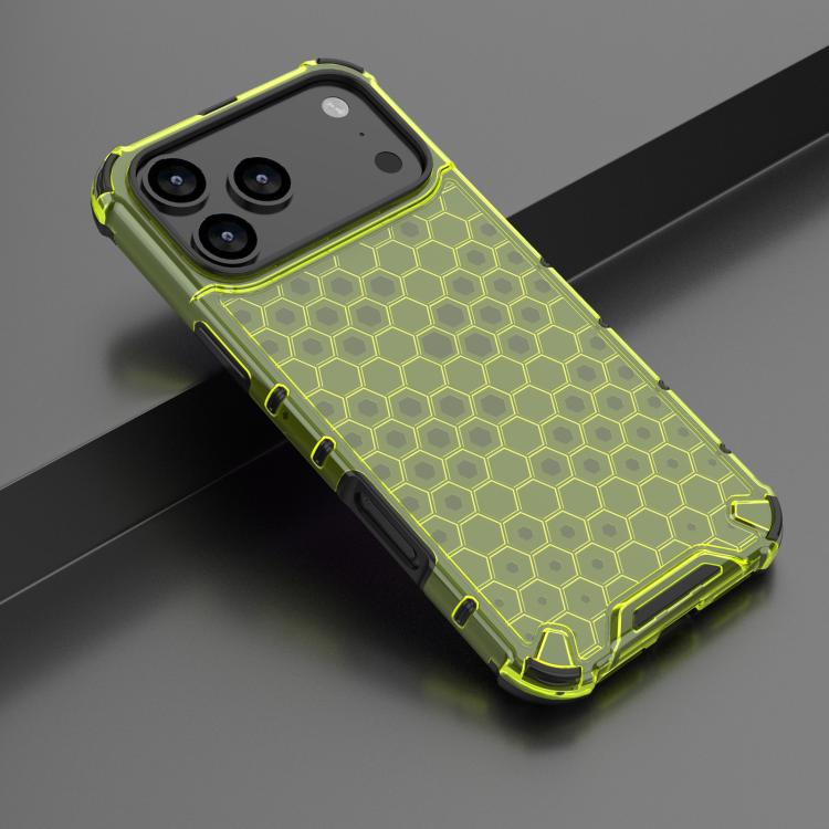 For iPhone 17 Pro Max Honeycomb Shockproof Phone Case
