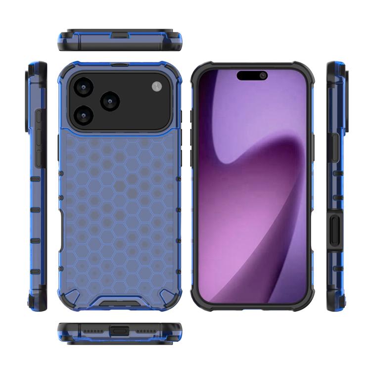 For iPhone 17 Pro Max Honeycomb Shockproof Phone Case