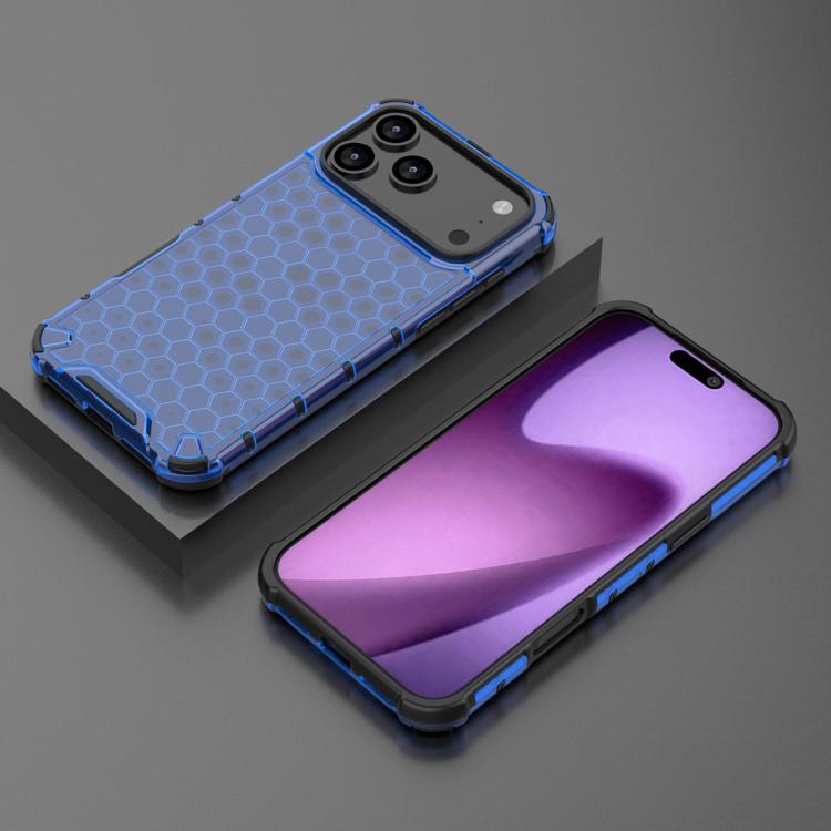For iPhone 17 Pro Max Honeycomb Shockproof Phone Case