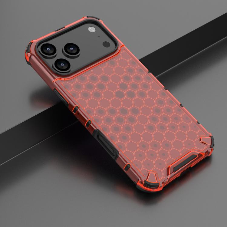 For iPhone 17 Pro Max Honeycomb Shockproof Phone Case
