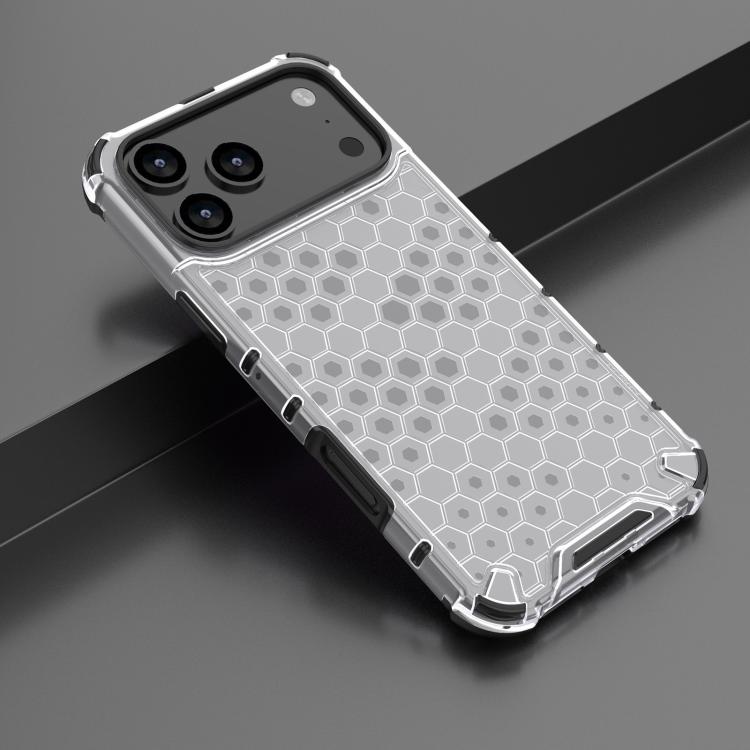 For iPhone 17 Pro Honeycomb Shockproof Phone Case