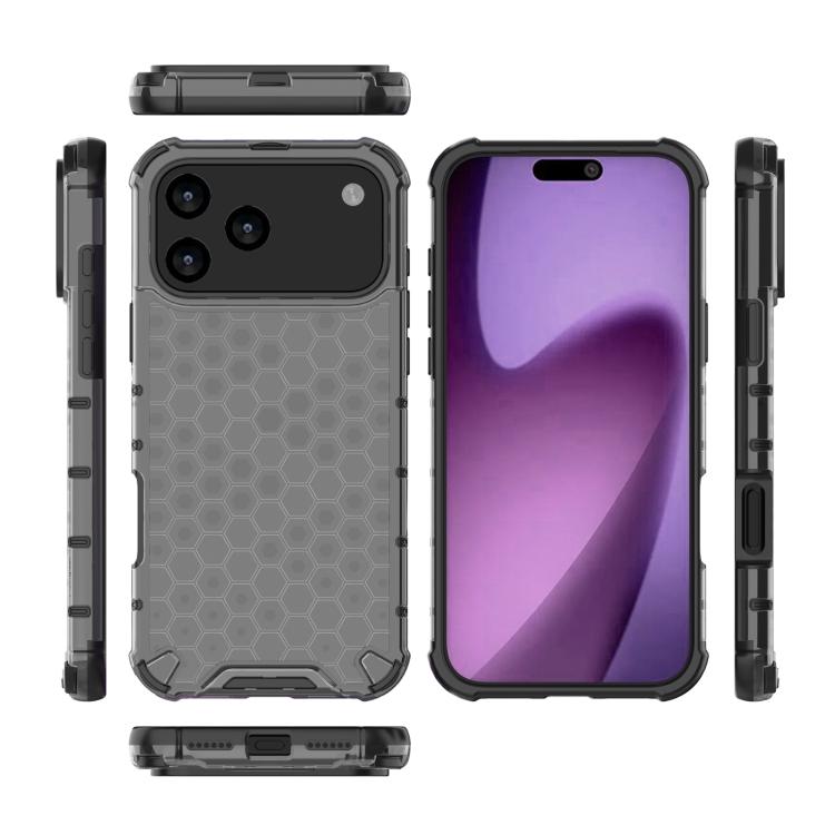 For iPhone 17 Pro Honeycomb Shockproof Phone Case