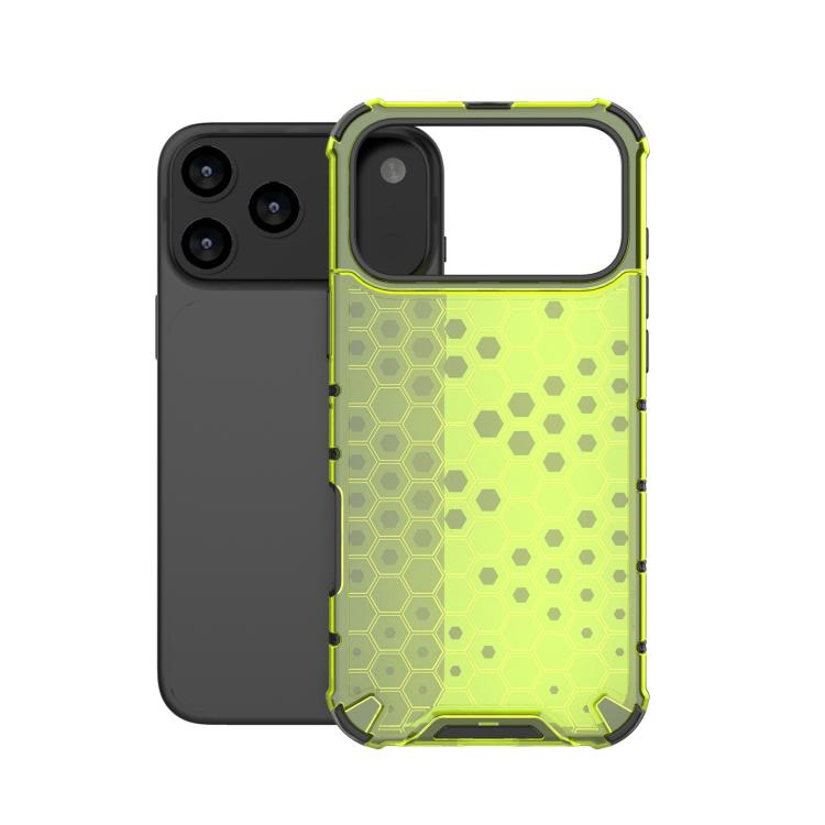 For iPhone 17 Pro Honeycomb Shockproof Phone Case