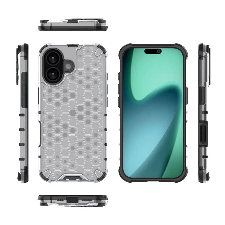 For iPhone 17 Honeycomb Shockproof Phone Case