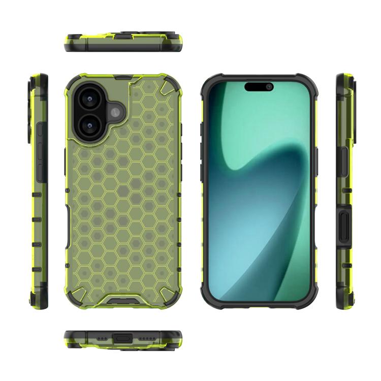 For iPhone 17 Honeycomb Shockproof Phone Case