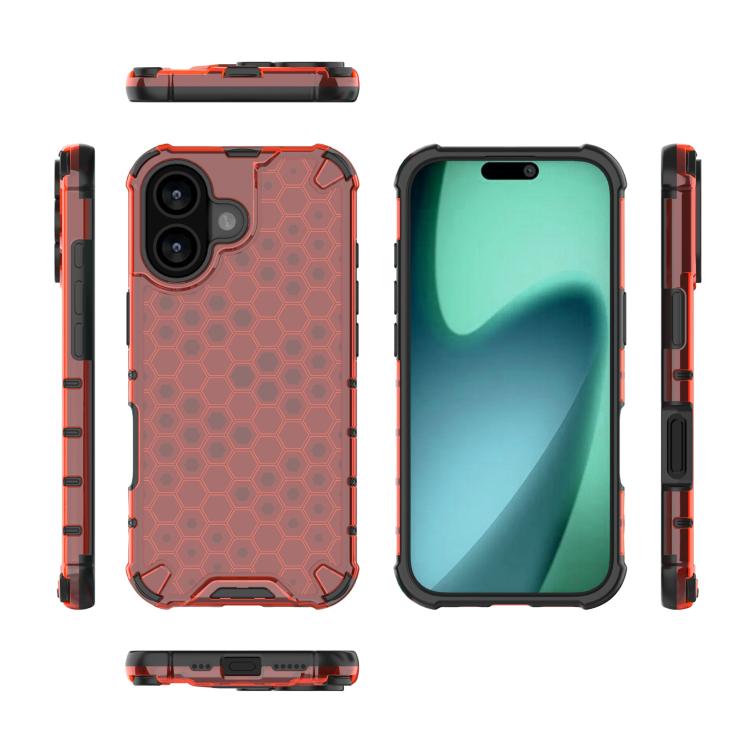 For iPhone 17 Honeycomb Shockproof Phone Case