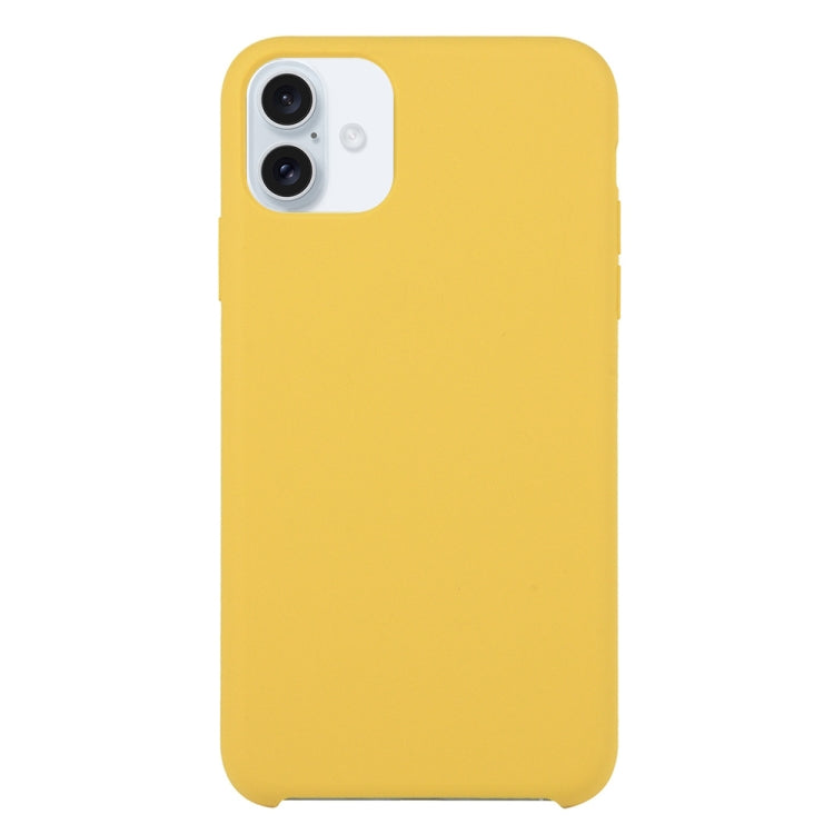 Solid Silicone Phone Case For iPhone 16