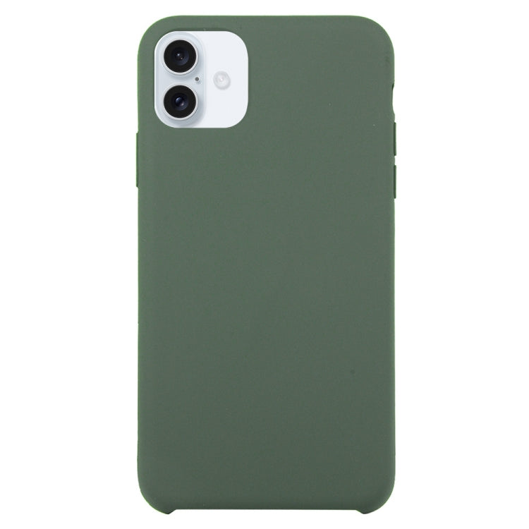 Solid Silicone Phone Case For iPhone 16