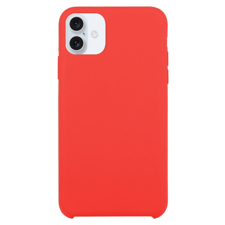 Solid Silicone Phone Case For iPhone 16