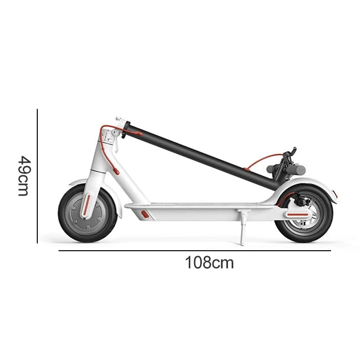 4.4A 8.5 inch Two-wheel Electric Scooter Foldable Electric Car Adult Mini Scooter with Front Light