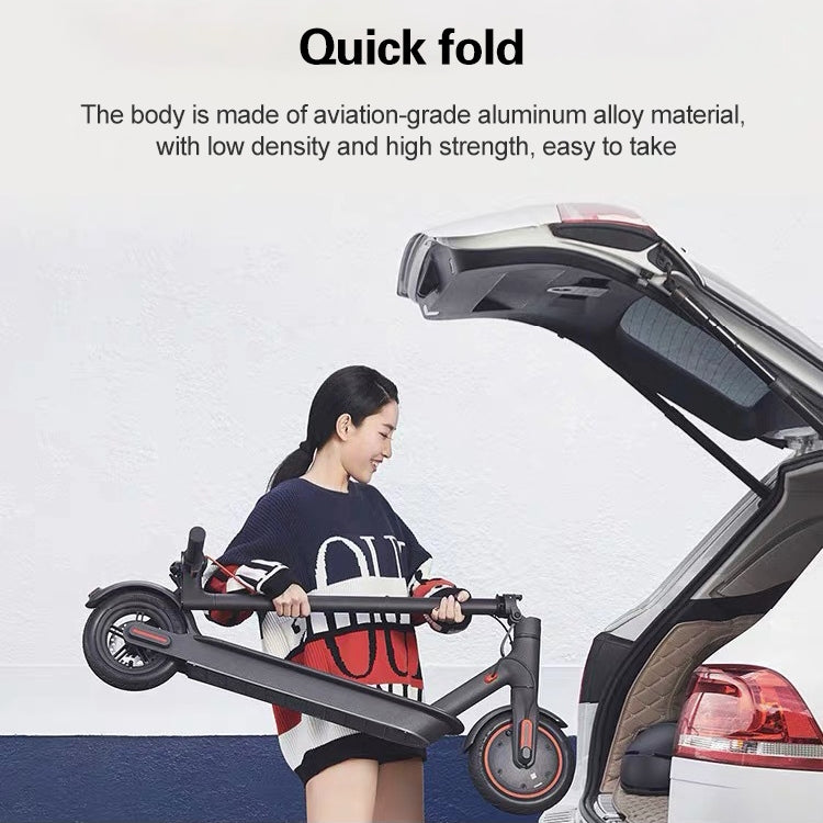 6.6A 8.5 inch Two-wheel Electric Scooter Foldable Electric Car Adult Mini Scooter with Front Light