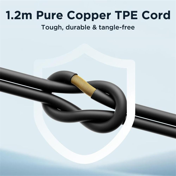 JOYRO0M JR-EC07 Type-C Metal Half In-Ear Wired Earphone, Length: 1.2m