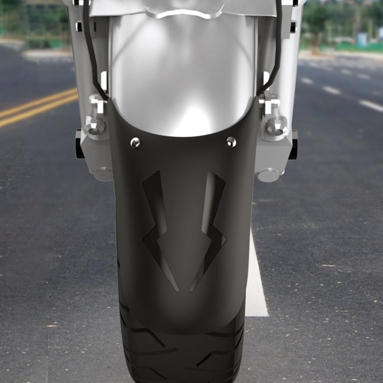 Motorcycle PP Modified Front Wheel Fender Dustproof Splash Flaps Mudguards Fender Guard, Style:01