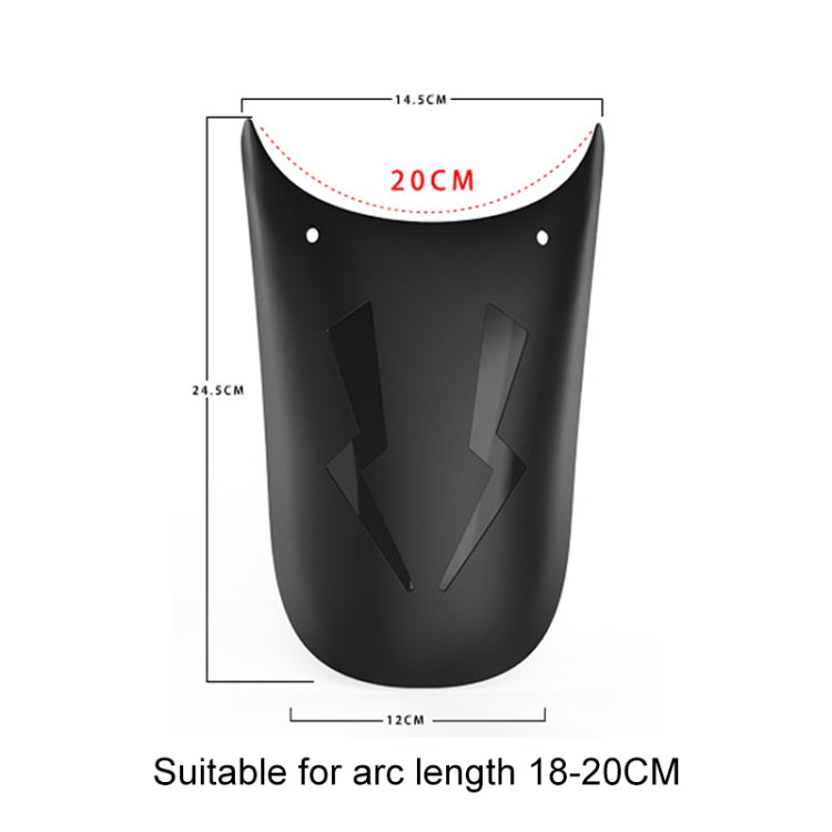 Motorcycle PP Modified Front Wheel Fender Dustproof Splash Flaps Mudguards Fender Guard, Style:03