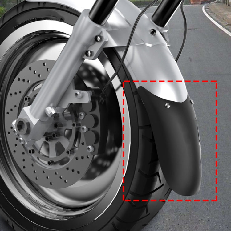 Motorcycle PP Modified Front Wheel Fender Dustproof Splash Flaps Mudguards Fender Guard, Style:04