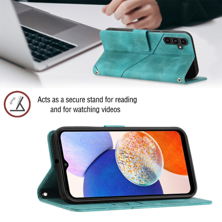 For Samsung Galaxy A25 5G / A24 Skin-feel Embossed Leather Phone Case