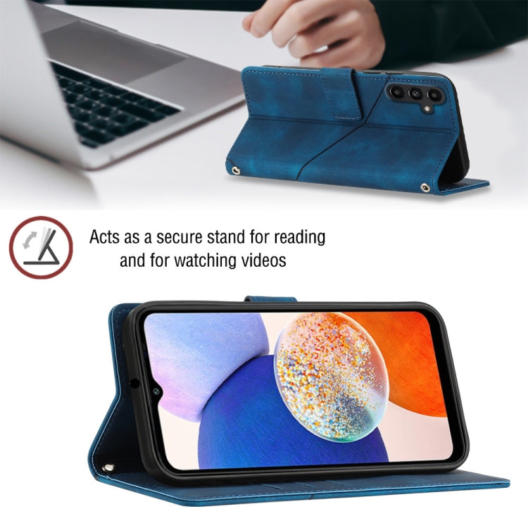 For Samsung Galaxy A25 5G / A24 Skin-feel Embossed Leather Phone Case