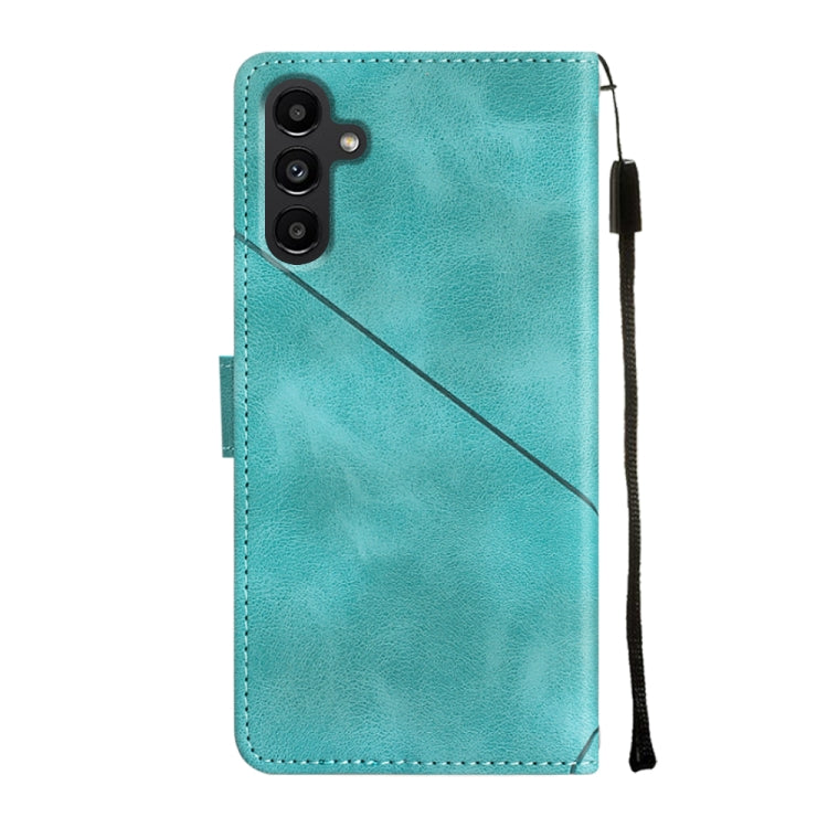 For Samsung Galaxy S23 FE 5G Skin-feel Embossed Leather Phone Case