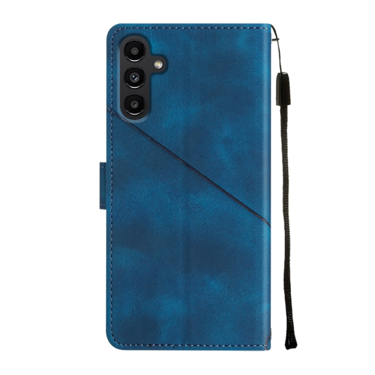 For Samsung Galaxy S23 FE 5G Skin-feel Embossed Leather Phone Case