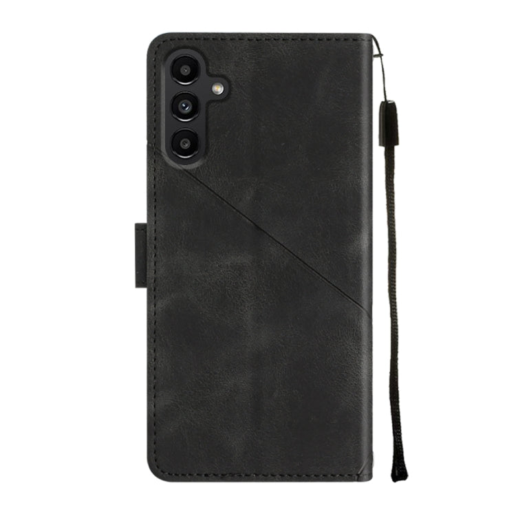 For Samsung Galaxy S23 FE 5G Skin-feel Embossed Leather Phone Case