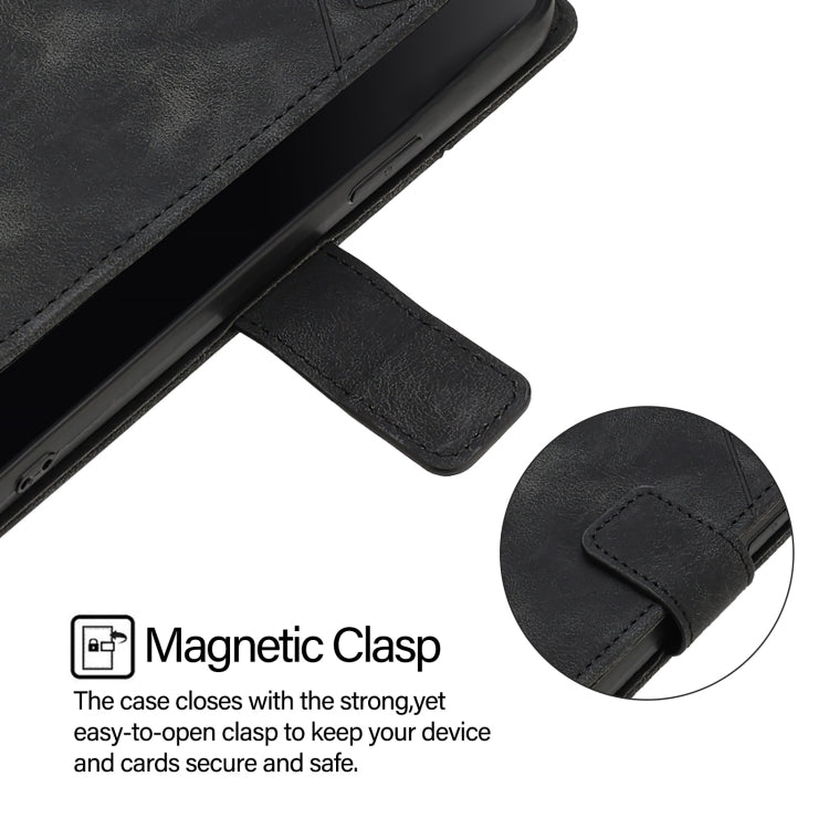 For Samsung Galaxy M62 Skin-feel Embossed Leather Phone Case