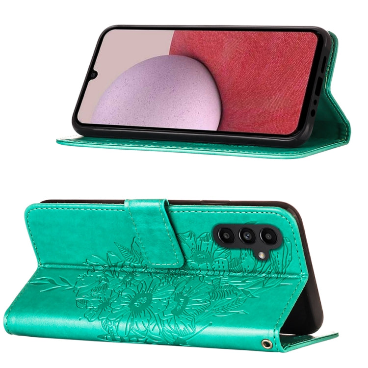 For Samsung Galaxy A25 5G / A24 Embossed Butterfly Leather Phone Case