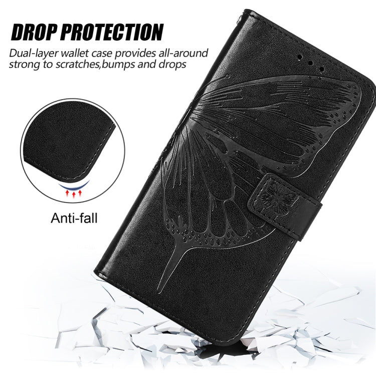 For Samsung Galaxy S23 FE 5G Embossed Butterfly Leather Phone Case