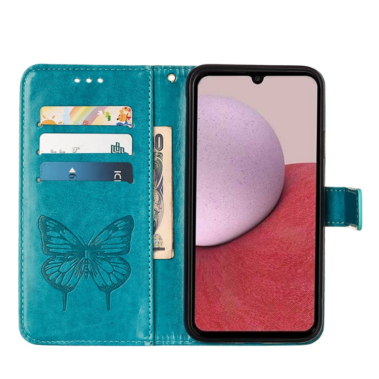 For Samsung Galaxy S23 FE 5G Embossed Butterfly Leather Phone Case