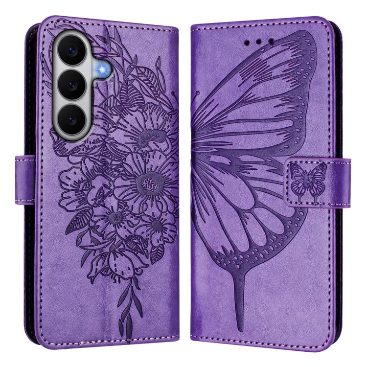 For Samsung Galaxy A27 5G Embossed Butterfly Leather Phone Case