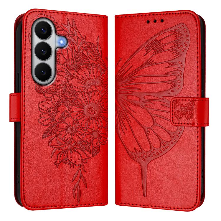 For Samsung Galaxy A27 5G Embossed Butterfly Leather Phone Case
