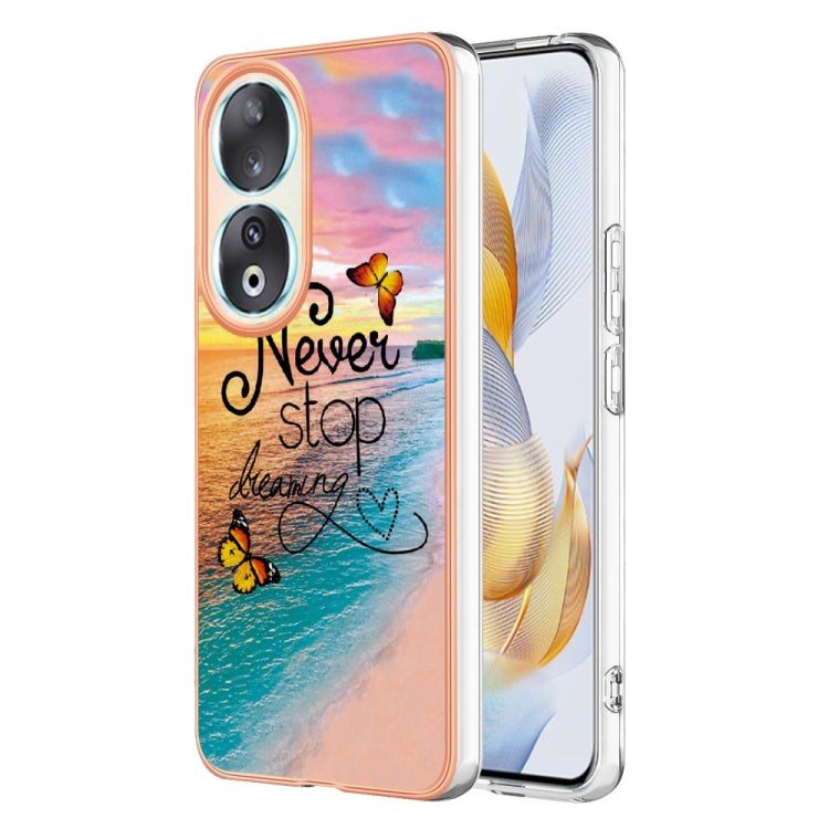 For Honor 90 5G Electroplating IMD TPU Phone Case