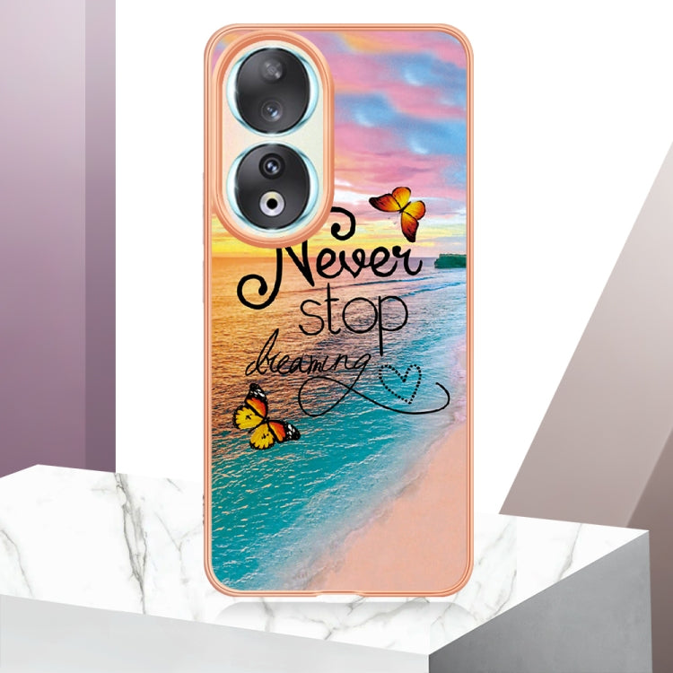 For Honor 90 5G Electroplating IMD TPU Phone Case