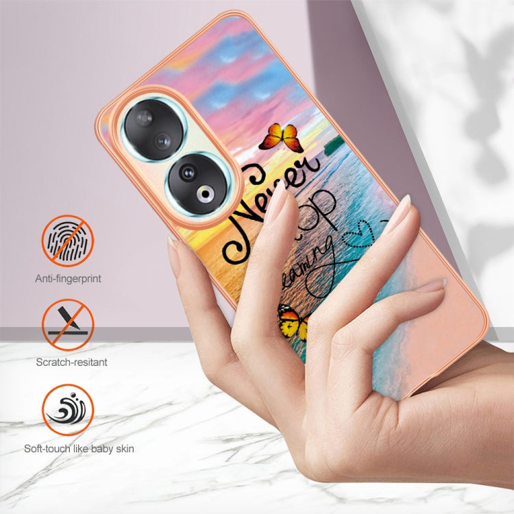 For Honor 90 5G Electroplating IMD TPU Phone Case