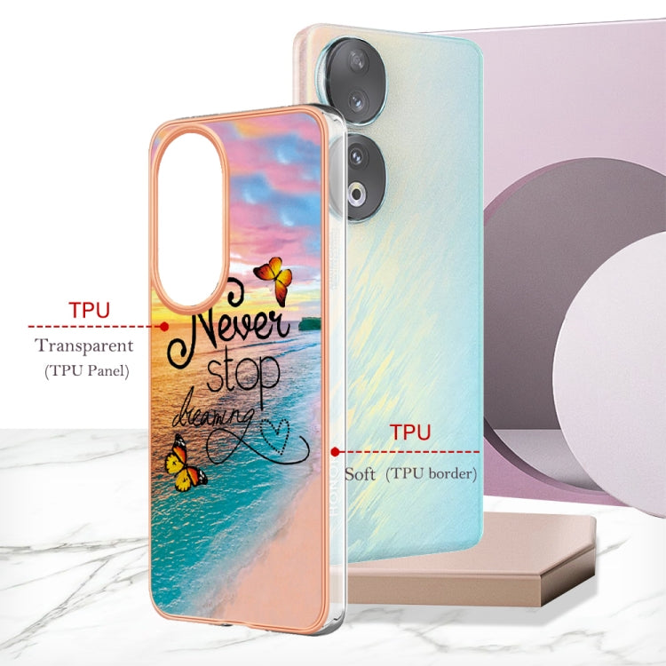 For Honor 90 5G Electroplating IMD TPU Phone Case