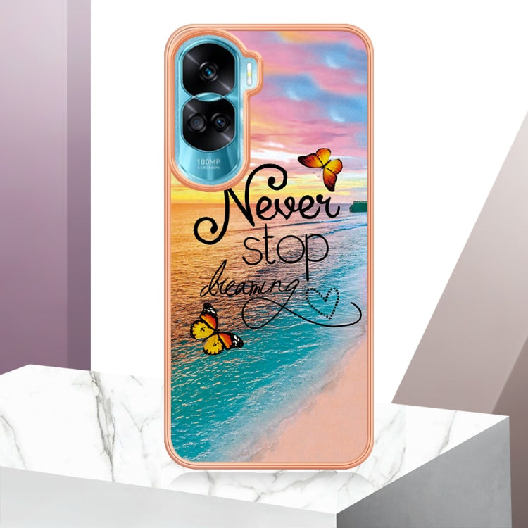 For Honor 90 Lite 5G Electroplating IMD TPU Phone Case