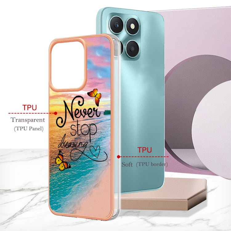 For Honor X6a Electroplating IMD TPU Phone Case