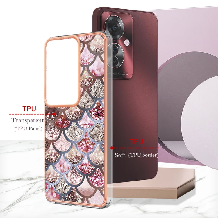 For OPPO Reno11 F 5G Global Electroplating IMD TPU Phone Case