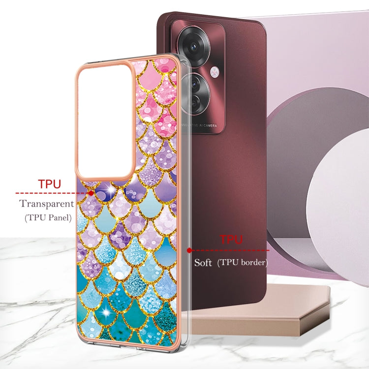 For OPPO Reno11 F 5G Global Electroplating IMD TPU Phone Case