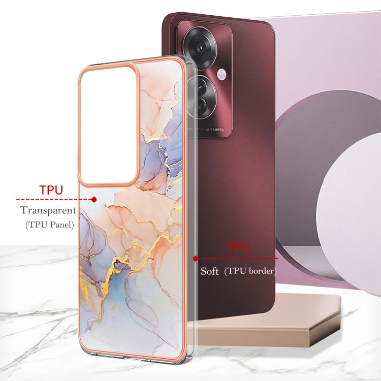 For OPPO Reno11 F 5G Global Electroplating IMD TPU Phone Case