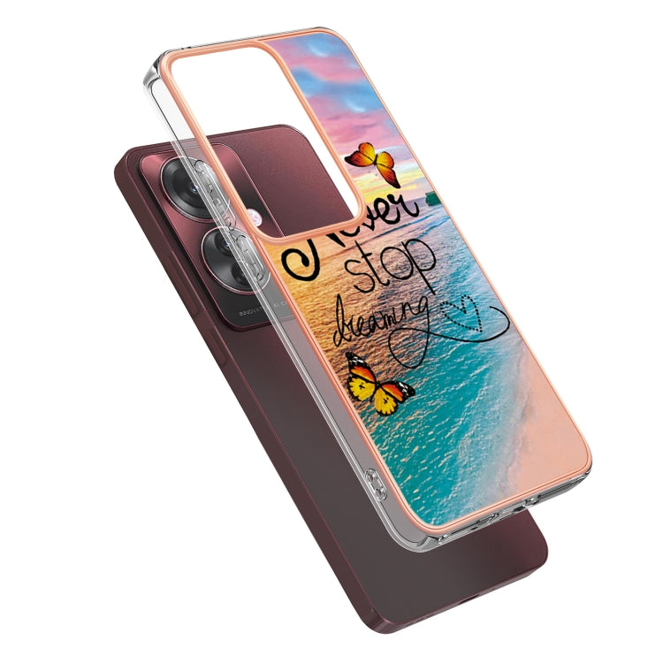 For OPPO Reno11 F 5G Global Electroplating IMD TPU Phone Case