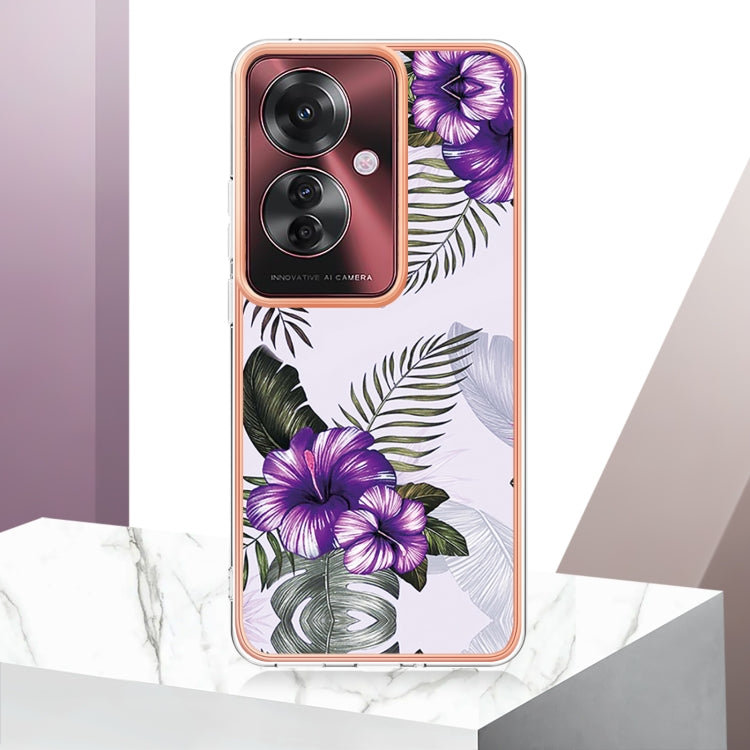 For OPPO Reno11 F 5G Global Electroplating IMD TPU Phone Case