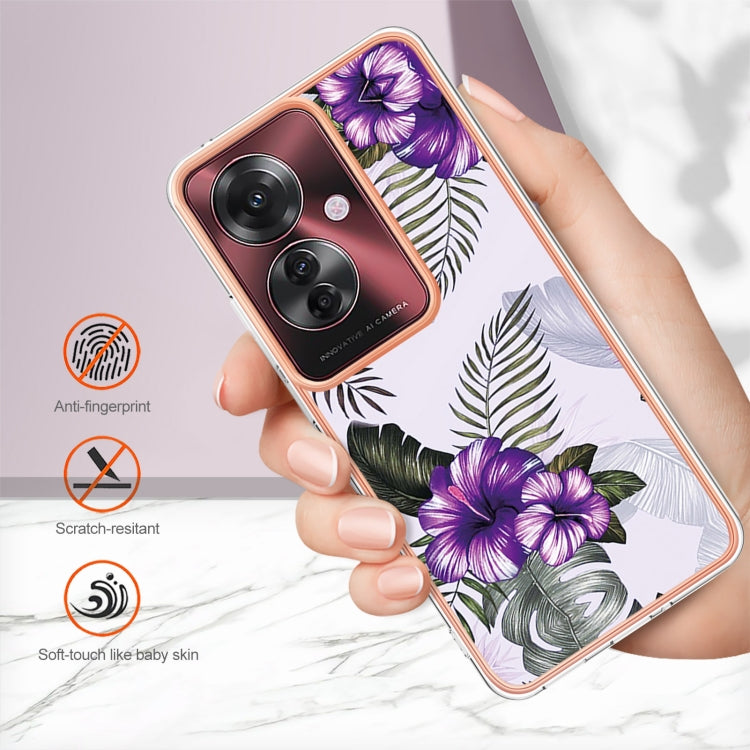 For OPPO Reno11 F 5G Global Electroplating IMD TPU Phone Case