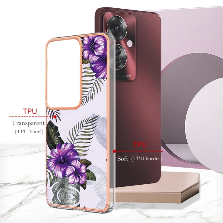 For OPPO Reno11 F 5G Global Electroplating IMD TPU Phone Case
