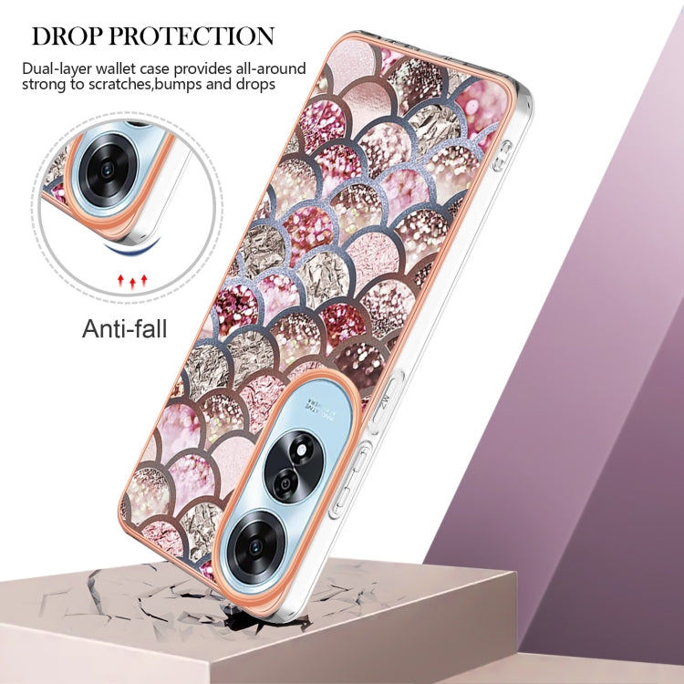 For OPPO A60 Electroplating IMD TPU Phone Case