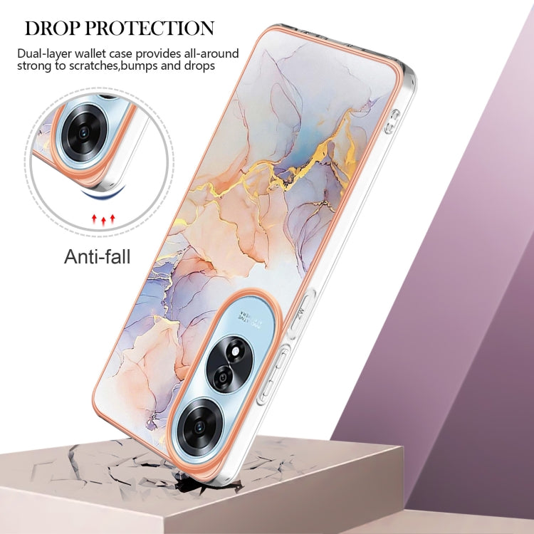 For OPPO A60 Electroplating IMD TPU Phone Case