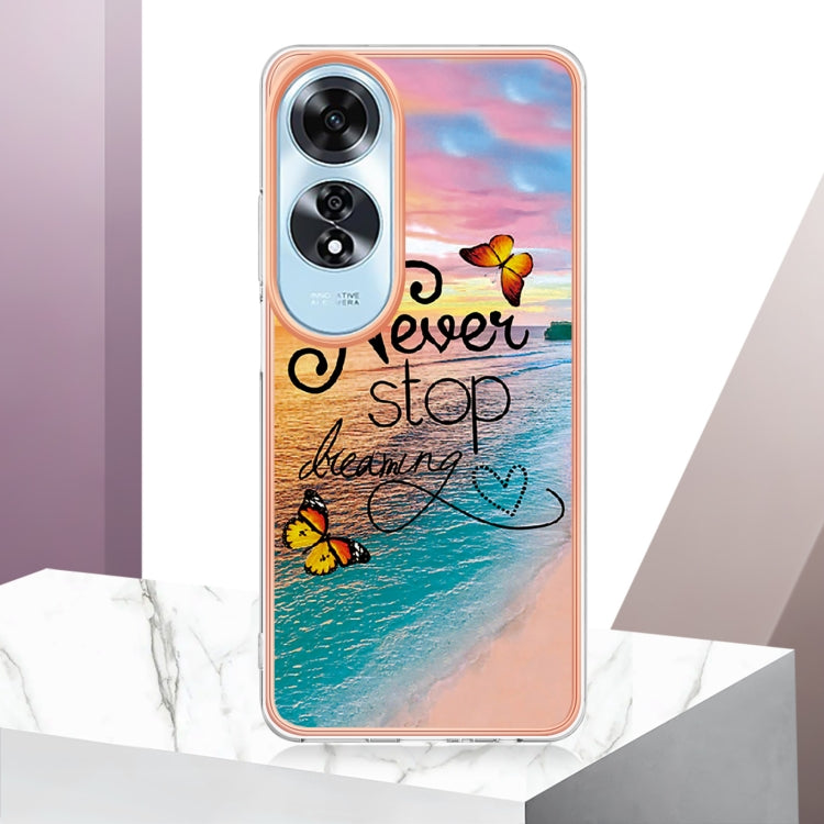 For OPPO A60 Electroplating IMD TPU Phone Case