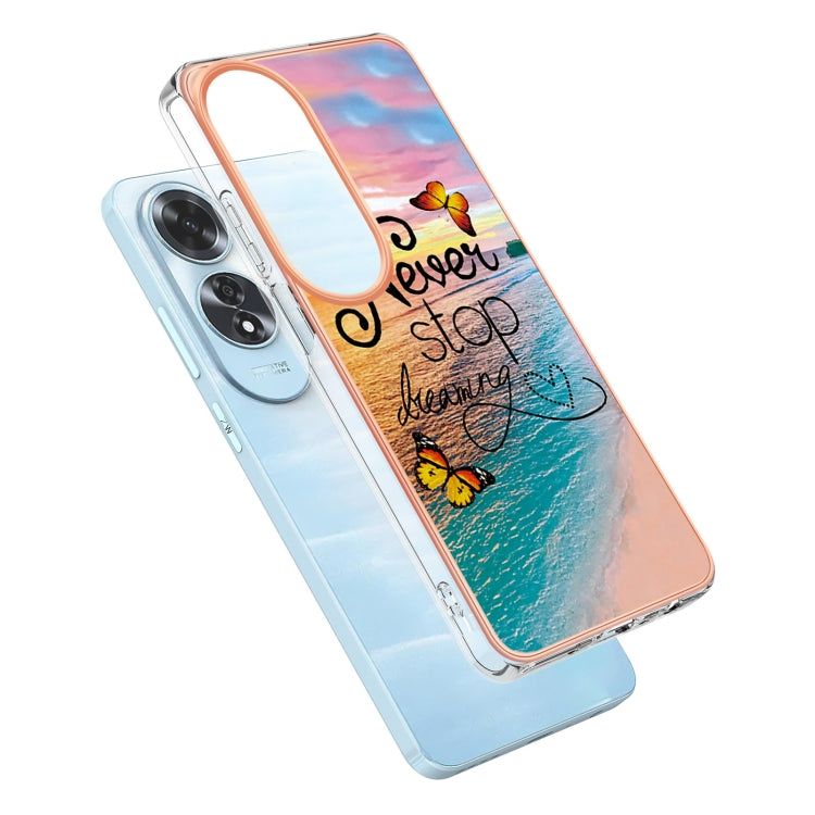 For OPPO A60 Electroplating IMD TPU Phone Case