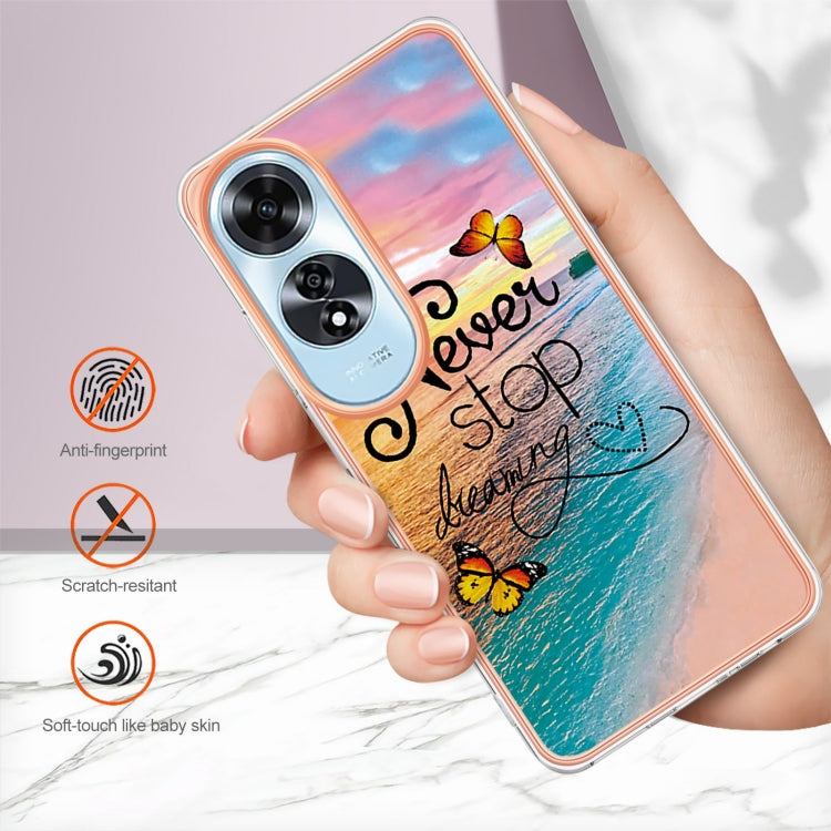For OPPO A60 Electroplating IMD TPU Phone Case