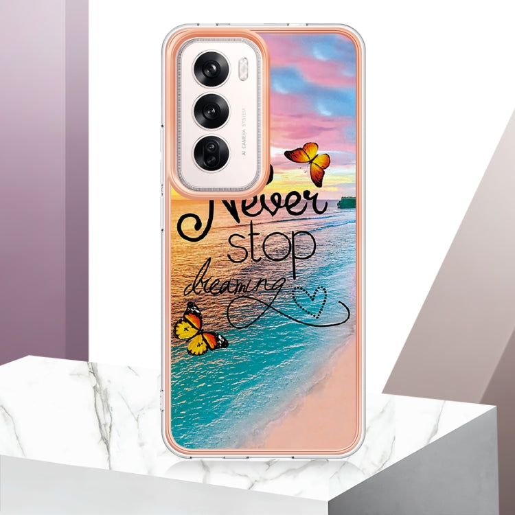 For OPPO Reno12 Global Electroplating IMD TPU Phone Case